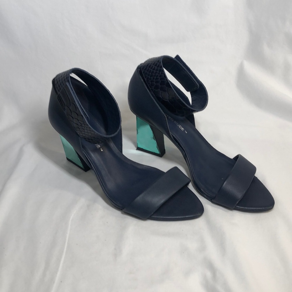 United Nude navy strappy shoes